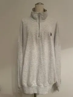 U.S.POLO ASSN.ハーフジップ オーバーサイズスウェット