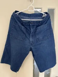 古着　デニム ハーフパンツ
