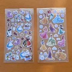 ☆新品・未使用☆アリス プリンセス シール ディズニー セット 立体 ぷっくり