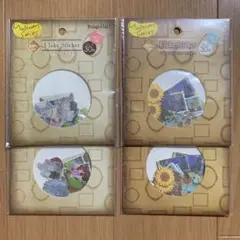 セリア☆ミュージアムシリーズ フレークシール モネ/ゴッホ!!