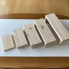 ハンドメイド 木製ラック 5種類セット