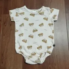 futafuta クマ ロンパース 80