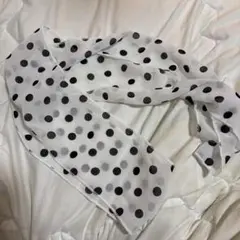 ドット柄　スカーフ