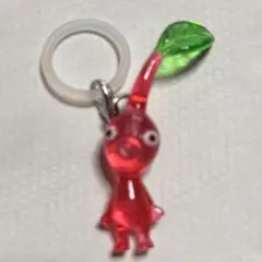ピクミン　めじるしアクセサリー　赤ピクミン　ガチャガチャ　カプセルトイ
