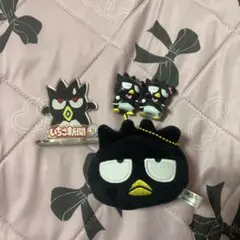 バッドばつ丸 アクリルスタンド フィギュア×2 ぬいぐるみキーホルダー セット