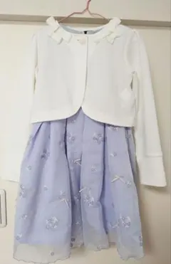 アプレレ－クル　ワンピース　フォーマル　入学式　ドレス　ラベンダー