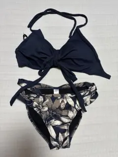 ネイビー セパレート水着とパンツセット