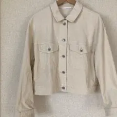 お値下げ★ ユニクロ ユニセックス コーデュロイクロップドジャケット