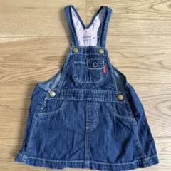 MIKI HOUSE デニム サロペット Mサイズ
