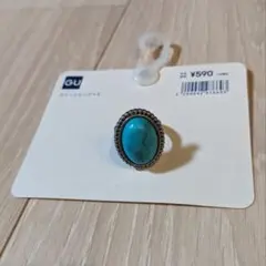 新品♡GU ターゴイスブルー ストーンリング ジーユー 指輪のサムネイル
