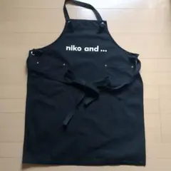 ニコアンド エプロン 黒のサムネイル