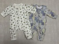 petit mainとapreslescoursのロンパース セット