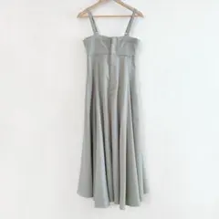 【COCODEAL】T／Rコルセット風ベアキャミワンピース