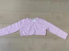 未使用★H&M ピンク カーディガン 90サイズ　アウター