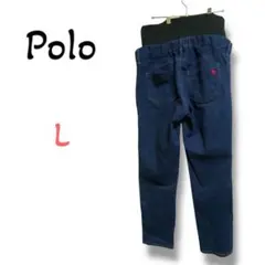 Polo ポロ マタニティデニムジーンズ ストレッチパンツ【L】ブルー