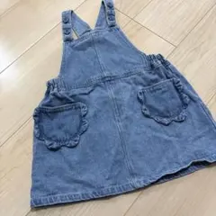 p.premier デニムジャンパースカート