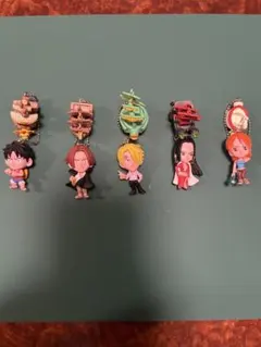 【値下げ】ワンピース キャラクター ストラップ 5体セット
