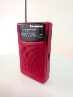 【美品・動作品】パナソニック RF-551 レッド 昭和レトロ ワイドFM対応のサムネイル