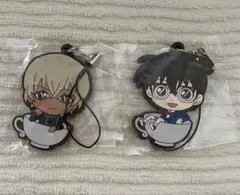 名探偵コナン　安室透　江戸川コナン　ガチャガチャ　ラバーストラップ