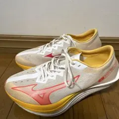 Mizuno ウェーブデュエルプロ　ランニングシューズ 27cm オレンジ Mizuno ウェーブデュエルプロ ランニングシューズ 27cm オレンジ
