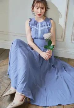 Herlipto♡ Back Lace-Up Cotton Long Dress