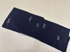 羽織 黒地 草花刺繍 カジュアル