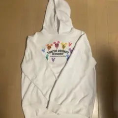東京ディズニーリゾート パーカー L ホワイト