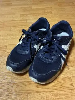 asics レディース スニーカー ネイビー