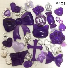 A101♡デコパーツ♡レジンパーツ♡素材♡まとめ売り♡地雷系♡ギャル♡サブカル♡