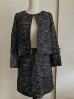 ナチュラルビューティー　ベーシック　ツイード生地　セットアップ