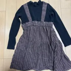 breeze ワンピース 120 女の子 ジャンパースカート 120 ワンピース