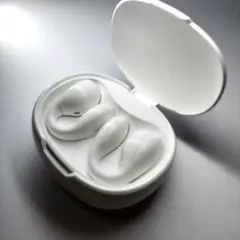 オープンイヤー Bluetooth ワイヤレスイヤフォン ホワイト骨伝導