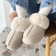 ムートンスリッポン ブーツ