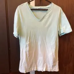 n*t様 水色 Vネック 半袖 Tシャツ　three dotsのサムネイル