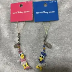 新品☆ ディズニーご購入　ストラップ 2点セット☆