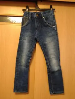 H&M　デニムパンツ　インディゴ　120センチ