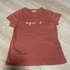 アニエスベー サーモンピンク 半袖Tシャツ