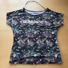 adidas neo 花柄 半袖Tシャツ