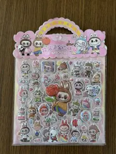 LABUBU 立体シール 2枚セット　花