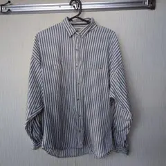 BANANA REPUBLIC ストライプ柄長袖シャツ S