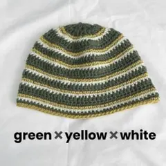 ビーニー　クラッシャーハット　クロシェハット　バケットハット　ハンドメイド