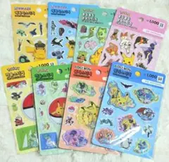 8種類全セット★日本未発売★韓国限定★　ポケモン　ウォーター　シール
