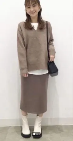 GUカットソーナロースカートZ＋E ブラウン新品未使用