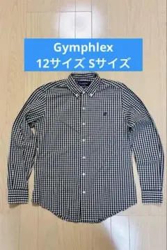 Gymphlex 長袖 ギンガムチェック ボタンダウンシャツ 12のサムネイル