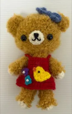 あみぐるみ クマ　ハンドメイド