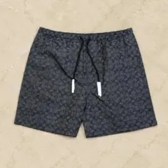 新品未使用•希少サイズ] コーチ シグネチャー スイム トランクス L