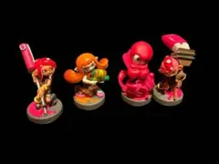 美品　スプラトゥーン フィギュア 初期化済4体セット　アミーボ　スイッチ