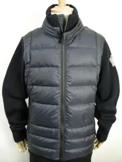 サイズM■新品■モンクレールGRENOBLE ニット切替ダウンジャケット メンズ