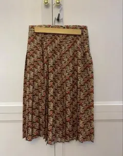 BURBERRY フレアスカート S 動物柄 新品