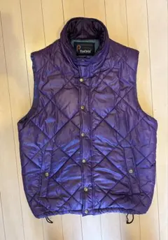 紫 ダウンベスト
